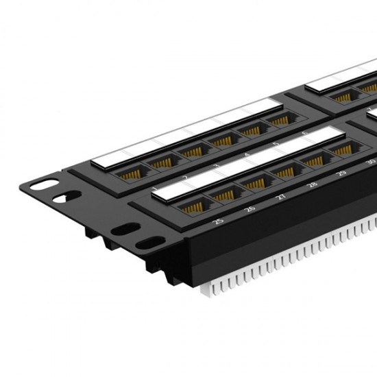 Ods 2u 48port Cat6 Utp Bakır Patch Panel Pp-ucs-2548