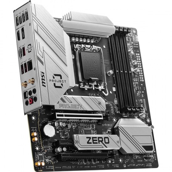 Msi B760m Project Zero Wifi-6e Ddr5  Hdmi-dp Pcie 4.0 1700p Matx