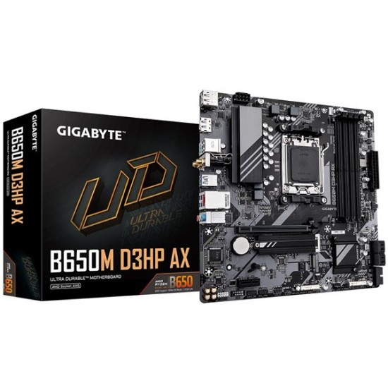 Gigabyte B650m D3hp Ax Wifi-6e Ddr5 Hdmi-dp Pcie 4.0 Am5 Matx