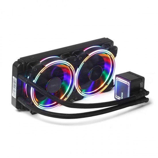 Dark 240mm Aqua Force W246 Dkccw246 Rgb Am5-1700p Sivi Soğutmali Işlemci Fani