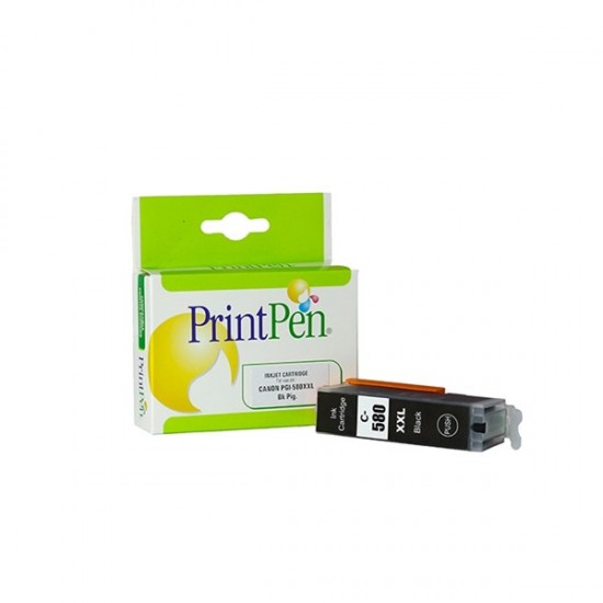 Prıntpen Canon Pgı-580xxl Black (pigmented) Yüksek Kapasite (28,5ml.)