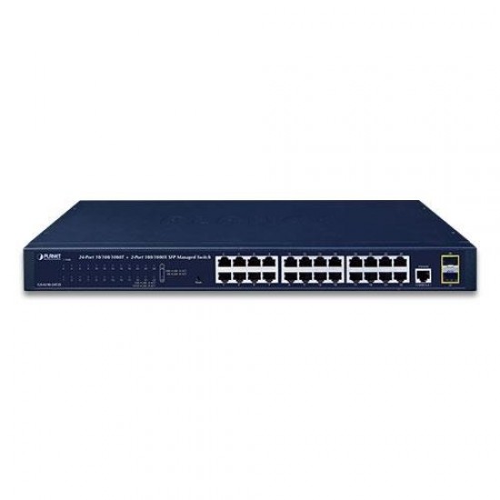 Planet Pl-gs-4210-24t2s 24port Gigabit 2-sfp Yönetilebilir Switch