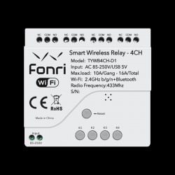 Fonri Wf3-tm4-0201-01 Wıfı Kablosuz Akıllı kablosuz Röle - 4 Kanal