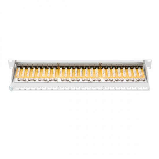 Digitus Dn-91624s 19" 24 Port Cat-6 Ftp Patch Panel, Zırhlı