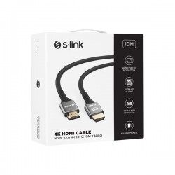 S-link Slx-hd4k10 10 Mt Metal V2.0 4k (4096*2160) 60hz Hdmi Kablo