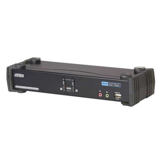 ATEN ATEN-CS1782A 2-Port USB DVI Dual Link/CH7.1 Audio KVMP™ Switch