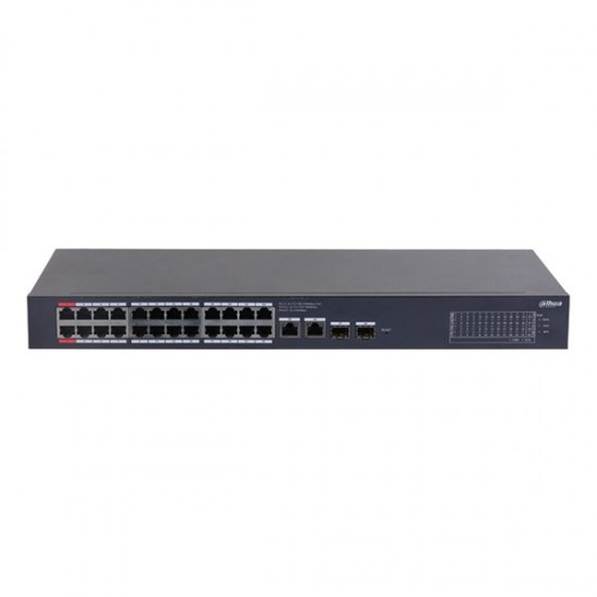 DAHUA 24port CS4228-24GT-240 Gigabit 2-FSP 2-Uplink 240w Full PoE Cloud Switch