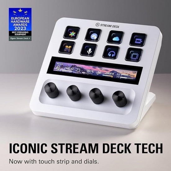 Corsair Elgato 10gbd9911 Stream Deck+ White