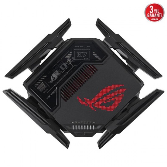 Asus Rog Capture Gt-be98 Be25000 Aı Mesh Aır Protectıon Wıfı-7 Vpn Router