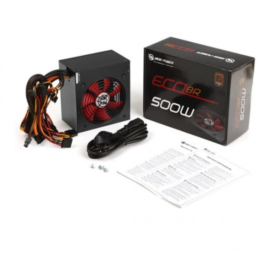 High Power 500w 80+ Bronze Eco Hpe-500br-a12sbk 12cm Fanlı Power Supply