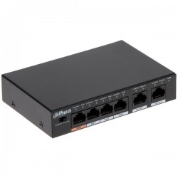 Dahua 6port 60w 4port Poe Pfs3006-4et-60-v2 10/100 2x-uplink Yönetilemez Switch