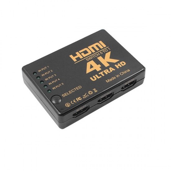 S-LINK 5port SL-HSW4K55 5port HDMI (giriş) 1port HDMI (çıkış) 4K HDMI Switch
