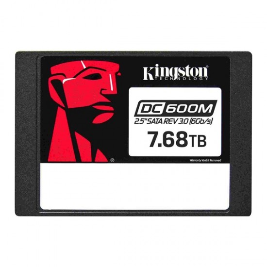 Kingston 2,5" 7.68tb Dc600m Sedc600m/7680g 560mb/s 530mb/s Sata 3 (6gb/s) Enterprise Ssd