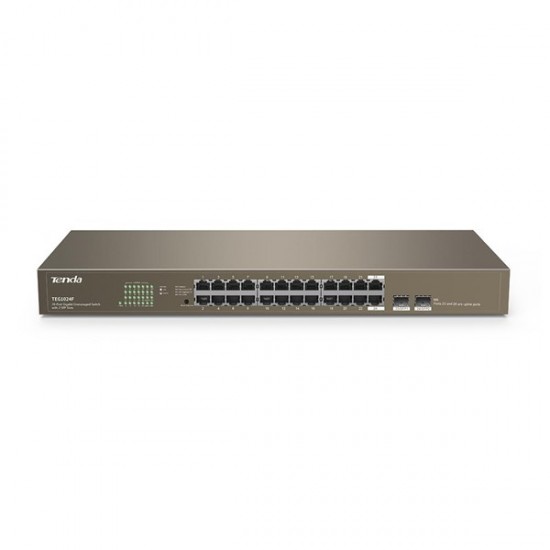 Tenda 24port Teg1024f Gigabit 2x Sfp Yönetilemez Switch