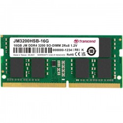 TRANSCEND 16GB DDR4 3200MHZ CL22 NOTEBOOK RAM VALUE JM3200HSB-16G