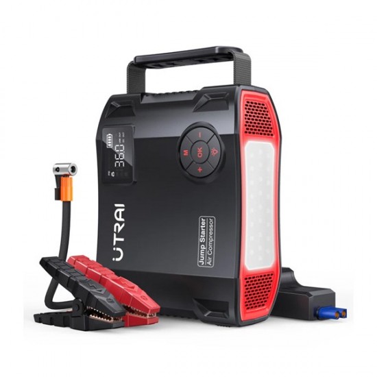 Utrai Jstar Js5 24000mah 2000a 4 In 1 Jump Starter Hava Kompresörlü Taşınabilir Akü Takviye Kiti (js-5)