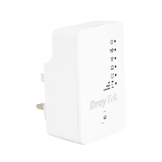 Draytek Vigor Ap802 Ac1200 Dual Band Mesafe Genişletici Kurumsal Access Point Priz Tip