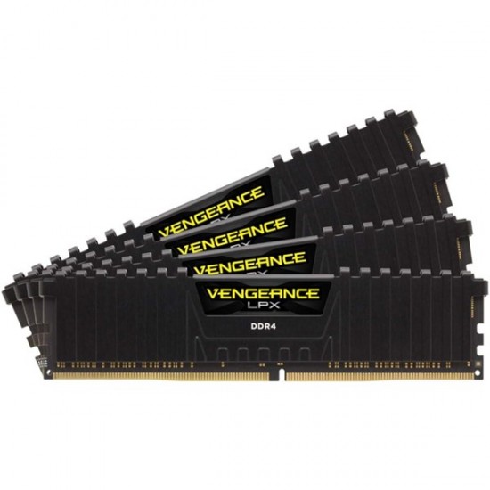 Corsair 32gb (4x 8gb) Ddr4 3600mhz Cl18 Quad Kit Pc Ram Vengeance Lpx Cmk32gx4m4d3600c18