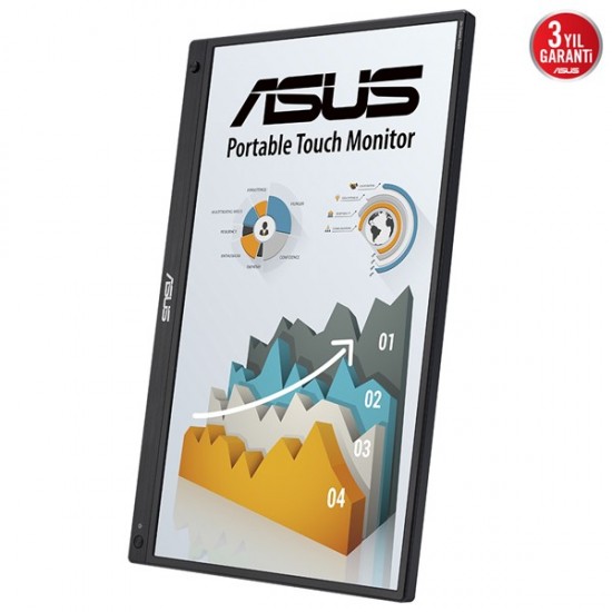 Asus 15.6" Ips Zenscreen Touch Mb16aht Hdmi-usb C Taşınabilir Dokunmatik Monitör