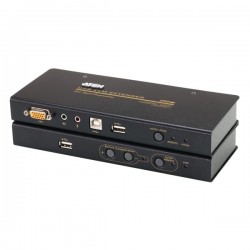 ATEN ATEN-CE800B USB Flash Depolama ile USB VGA/Ses Cat 5 KVM Genişletici (1024 x 768@250m)