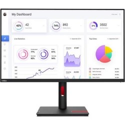 Lenovo 31.5" Ips Thinkvision T32p-30 63d2gat1tk 4ms 60hz Hdmi-dp Grafik Tasarim Monitörü 3840x2160