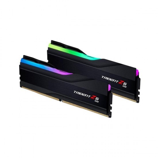 Gskill 32gb (2x 16gb) Ddr5 7200mhz Cl34 Dual Kit Rgb Pc Ram Trident Z F5-7200j3445g16gx2-tz5rk