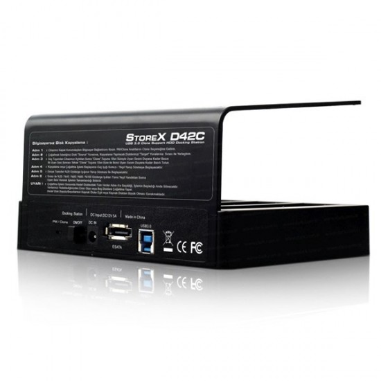 DARK 2.5,3.5" USB 3.0 DK-AC-DSD42C Sata Harddisk Dock Beyaz