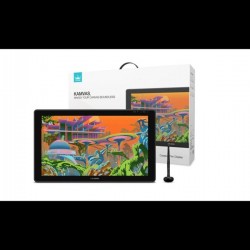 Huion Kamvas 22 Plus IPS Panel Full HD LCD Grafik Tablet 8192 Kademe Basınç Hassasiyetli, 140% sRGB, 5080LPI Çözünürlük Grafik Tablet (HUGS2202)