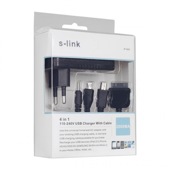 S-link Ip-840 5v 2a Ipad,tablet 5pin Micro 5pin Adaptör