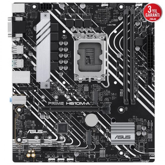 Asus Prime H610m-a-csm Ddr5 Hdmi-dp Pcie 4.0 1700p Matx Kurumsal Anakart