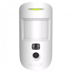 AJAX MotionCam Outdoor Kablosuz Dış Mekan Kameralı Hareket Dedektörü Beyaz