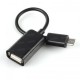 DARK 20cm DK-CB-USB2MICROTG2 Micro USB 2.0 OTG Kablo Siyah