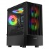 Rampage Lyra Mesh Gaming M-atx Mid-t Pc Kasası Siyah 3x 12cm Rgb Fan