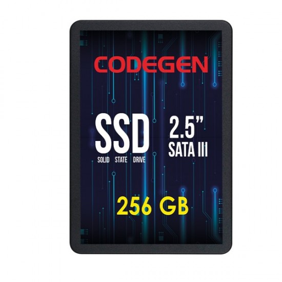 Codegen 256gb Cdg-256gb-ssd25 560- 500mb/s Ssd Sata-3 Disk