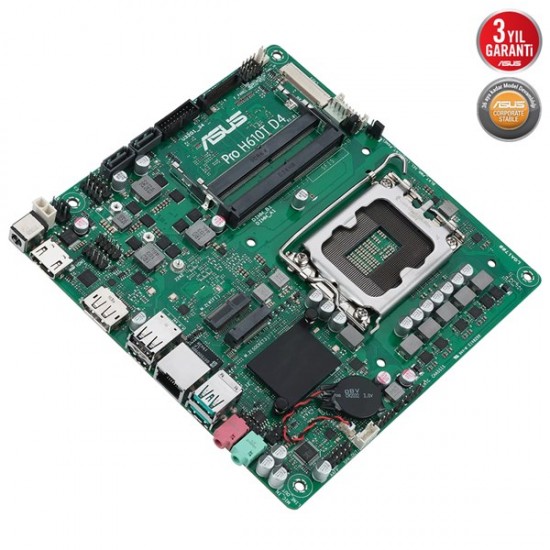 Asus Pro H610t D4-csm Ddr4 Hdmi-dp Pcie 4.0 1700p Mitx Kurumsal Anakart