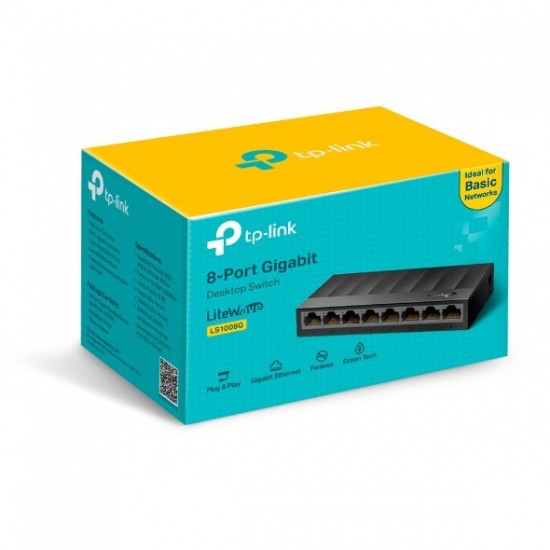 Tp-link 8-port Ls1008g Gigabit Yönetilemez Switch