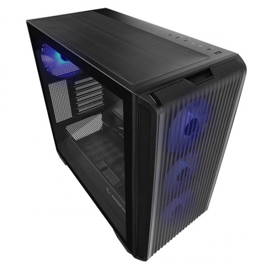 Rampage Craft 4-rgb Fanli Gaming Mid-tower Pc Kasasi Siyah