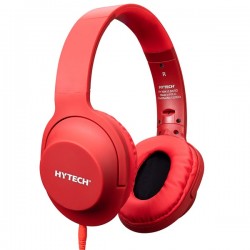 Hytech HY-K19 REMINOR Kırmızı 3,5mm Harici Kablolu PC&Telefon Mikrofonlu Kulaklık