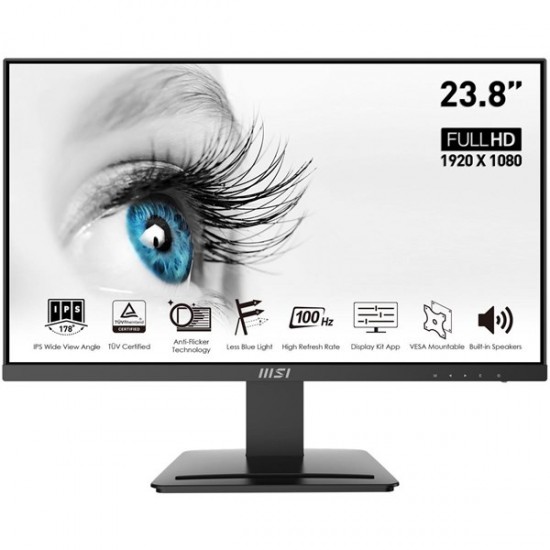 Msi 23.8" Ips Mp243x 1ms 100hz Hdmi Gaming Monitör 1920x1080