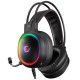 Rampage Rm-k12 Manly Siyah 7.1 Usb Surround Rgb Işık Efektli Gaming Oyuncu Mikrofonlu Kulaklık