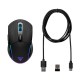 Gamdias Hades M2, Rgb Aydınlatma, Kablosuz, 7 Tuşlu, Gaming Mouse, 4800dpi, Siyah