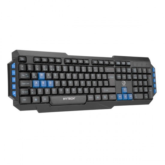 Hytech Hyk-46 Gamy Combo Siyah Usb Mavi Tuşlu Q Gaming Oyuncu Klavye + Mouse Set