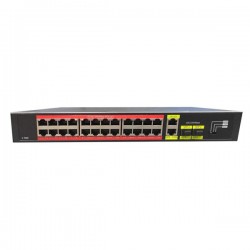 Tiwox 24port Tp-g2422sfp-poe300w Gigabit 2-sfp Uplink 300w Full Poe Switch