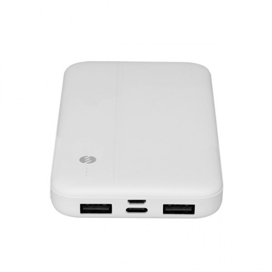 S-link Ip-g10n 10000mah Micro+type C Girişli Powerbank Beyaz Taşınabilir Pil şarj Cihazı