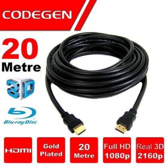 Codegen Cps200 20metre Hdmi Görüntü Kablosu 3d Gold 1.4v 2k