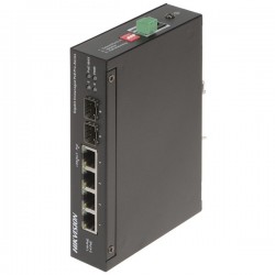 Hikvision 4port Ds-3t0506hp-e/hs Gigabit 2-sfp 60w Poe Yöentilemez Endüstriyel Switch