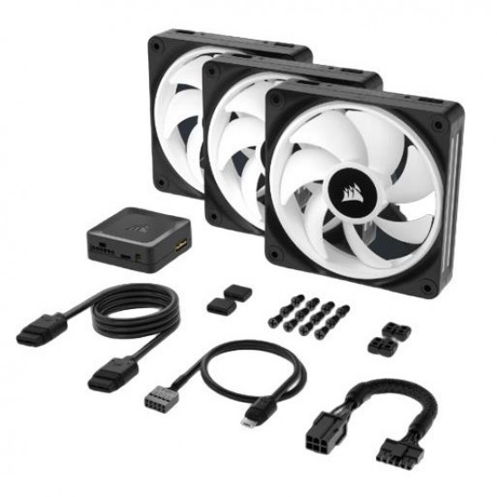 Corsair Qx120 Co-9051002-ww 120mm Rgb Kasa Fani Hub Kit 3-lü Paket