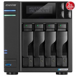 ASUSTOR LOCKERSTOR 4 Gen2 AS6704T CELERON N5105-4GB RAM-4diskli Nas Server (Disksiz)
