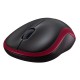 Logitech M185 Kablosuz Optic Siyah/kırmızı Mouse 910-002237