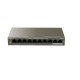 Tenda 10port 102w Full Poe Tef1110p-8-102w 10/100/ 2x1000 Yönetilemez Switch Masaüstü